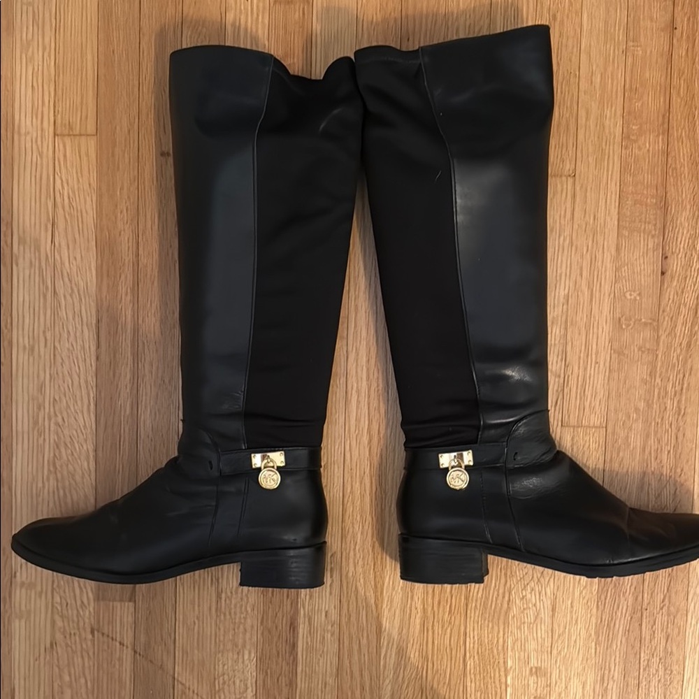 Michael Kors Black Over the Knee Boots